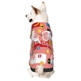 thumbnail image 1 of Fotbe Cartoon with Traffic Elements Sudadera con Estampado para Perros Pequeños – Suéter con Capucha para Mascotas, Tela Suave de Forro Polar con Bolsillo-X-Large, 1 of 7