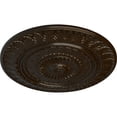 thumbnail image 3 of Ekena Millwork 26 5/8"OD x 2 1/4"P Christopher Ceiling Medallion, Hand-Painted Bronze, 3 of 5