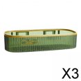 thumbnail image 1 of 3x Estante Multifuncional para Carrito de Ducha, Estantes Colgantes, Estante de Almacenamiento, Organizador de Cosméticos, Estante de Baño de Montaje 3 piezas, 1 of 10