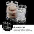 thumbnail image 3 of 1Pc Transparent Conjointed Cotton Swabs Storage Box Makeup Cotton Pads Box, 3 of 7