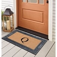 thumbnail image 4 of A1HC Natural Rubber & Coir 24x36 Monogrammed Doormat For Front Door, Anti-Shed Treated Durable Doormat for Outdoor Entrance, Heavy Duty, Low Profile, Easy to Clean, Long Lasting Front Porch Entry Rug, 4 of 7