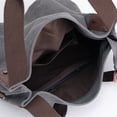 thumbnail image 2 of Bolso de lona Versión coreana de gran capacidad, bolso bandolera portátil de lona para mujer, 2 of 6