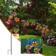 thumbnail image 5 of Luces solares para jardín | Luces solares de exterior con estaca para césped y caminos | Luces decorativas de hierro forjado con forma de abeja y mariposa, 5 of 5