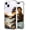 Brown Beach Sunset, variant on Compatible for iPhone 14 Case for Women Girls Clear Design Cute, Protector Girly Transparent Ocean Beach Mountain Sunset Sun Sea Palm Trees Clouds Hills Tropical