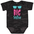 thumbnail image 3 of Inktastic Big Sister, Older Sister, Sunglasses - Blue Pink Girls Baby Bodysuit, 3 of 5