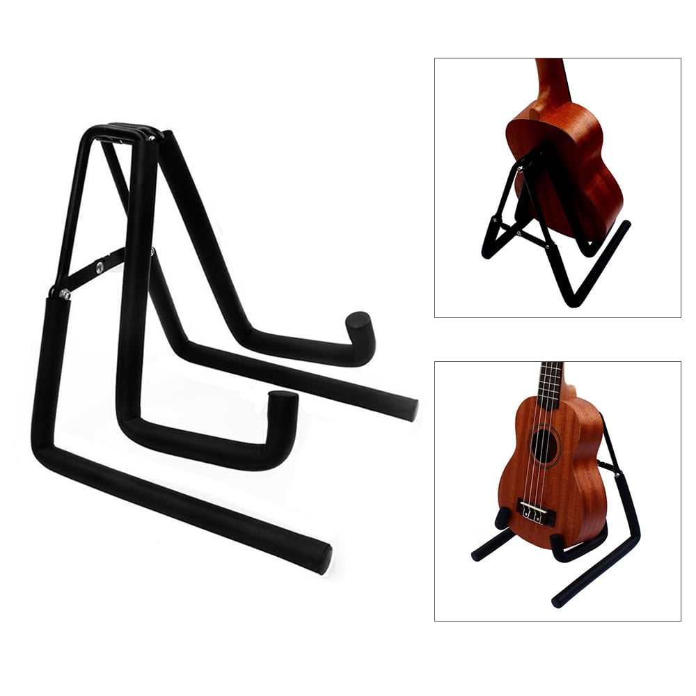 Universal AFrame Ukuleles Floor Stand Portable Foldable Design Metal Musical Instrument Holder