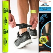 Crosstrap Achilles Strap by MDUB Medical Prevent Achilles Tendonitis Running, Cycling, Hiking, Outdoor Sports (Black, 1 Pack Large)
