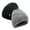 Grey Black, variant on Reversible Winter Hat, Sherpa-Lined Tuque for Men and Women, Black Orange