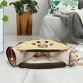 thumbnail image 6 of Cat Tunnel Hideout House With Scratching Ball for Indoor Cats Green, 6 of 8