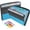 Blue, variant on LANNEY Expandable Plastic Accordion File Organizer with Zip Closure, Ideal for Office & Document Organizing