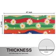 thumbnail image 5 of Kitchen Rugs Sets Of 2,Pioneer Flower Floral Print Pattern Anti Fatigue Kitchen Mat Rugs Non Slip Washable,Decorative Kitchen Floor Mats for Kitchen,Sink,Laundry,17"X47", 5 of 5