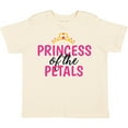 thumbnail image 3 of Inktastic Princess of the Petals with Crown Girls Toddler T-Shirt, 3 of 5
