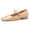khaki, variant on Women  Mary Jane Flats Closed Square Toe Ballet Flat Dressy Comfortable Slip on Shoes