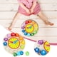 thumbnail image 1 of Children Wooden Geometric Digital Alarm Clock Puzzle Toy, 1 of 1
