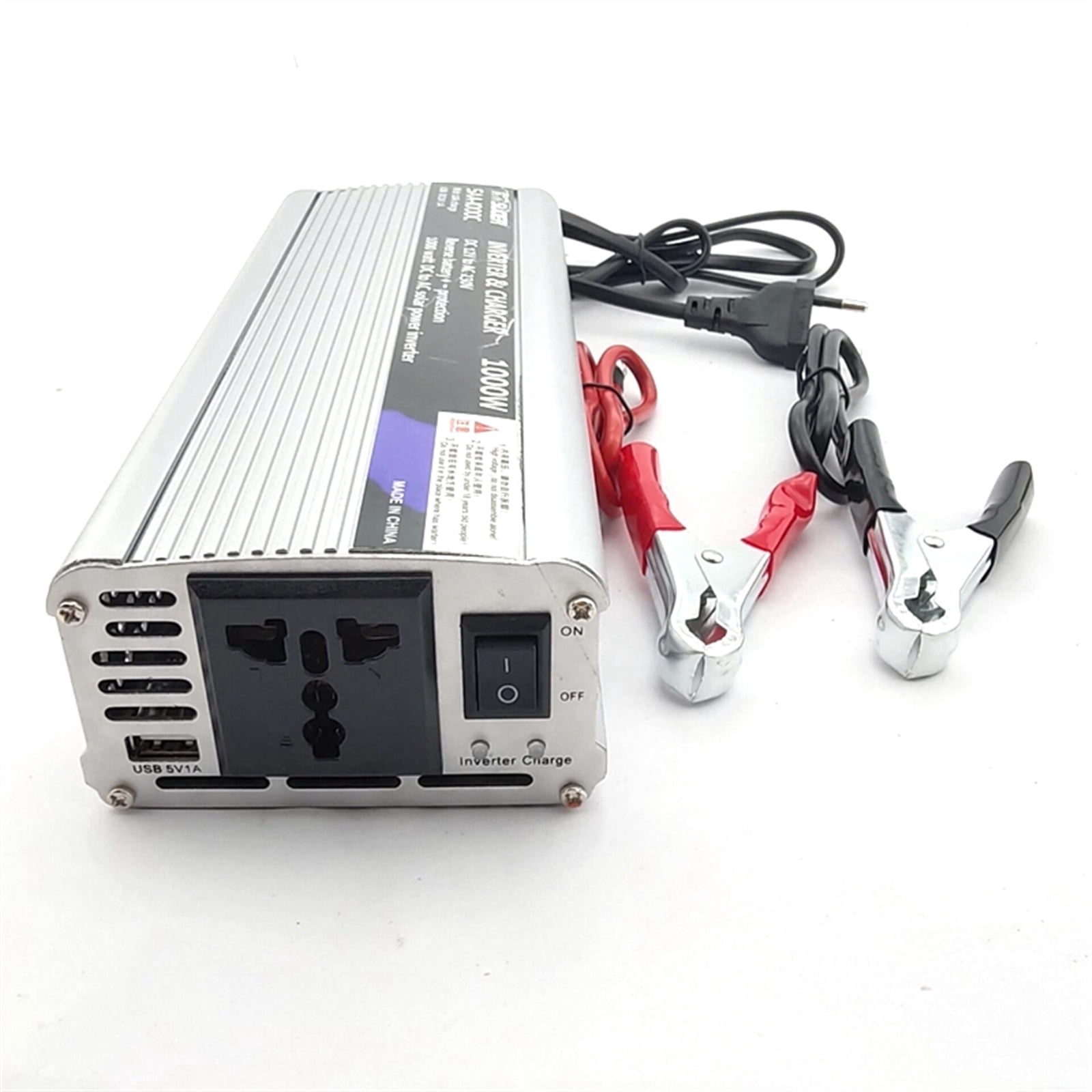 Inverter 12v Hybrid Solar Power Inverter Charger Voltage Transformer USB 500W 1000W 2000W Converter Adapter Home ,Multiple Safety Protections