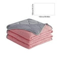 thumbnail image 6 of Clearance! Summer Cool Blankets for Hot Sleepers,Breathable Ice Cooling Blanket for Night Sweats,Full Size Lightweight Summer Cool Throws for Couch Bed Sofa,Home Room Decor Easter Gfits Pink, 6 of 6