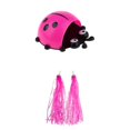 thumbnail image 1 of Almencla Ruban à Franges pour Guidon d'Enfants avec Panier ladybug Rose Rouge, 1 of 8