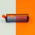 thumbnail image 3 of Transparent Solid Color Stationery Bag With Zipper, Mesh Pencil Case, Contrasting Pencil Bag For Students, 3 of 5