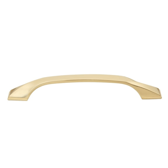 GlideRite 5-1/16 in. (128mm) Center-Center Twisted Cabinet Bar Pull, Champagne Gold - 4841-128-CHPG, 1 Pack