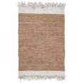 thumbnail image 3 of SAFAVIEH Vintage Leather Horatio Braided Fringe Border Area Rug, Light Grey/Brown, 2'3" x 4', 3 of 4