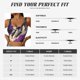 thumbnail image 5 of Fotbe Astronaut Floating purple Space Sujetador Deportivo Largo sin Aros para Mujer con Almohadillas y Soporte Medio, Transpirable y Absorbente, Camiseta Tipo Chaleco o Tank Top-X-Large, 5 of 8