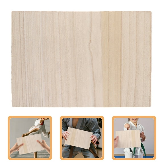 AURARMLET 6Pcs Professional Taekwondo Training Boards Wood Kicking Practice Martial Arts Breaking Boards Set