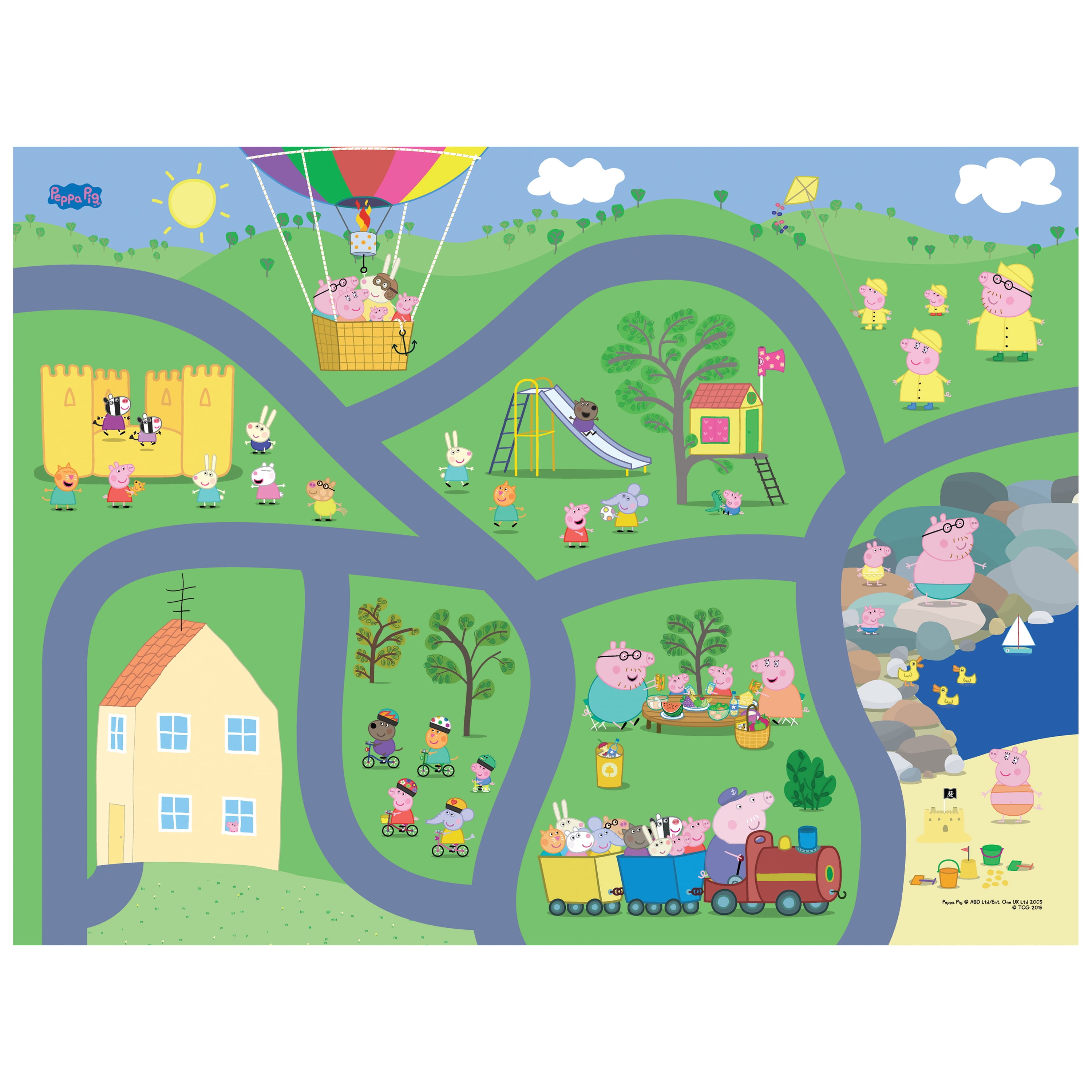 peppa pig play mat