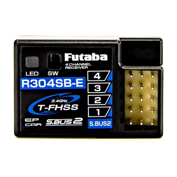 Futaba 01102180-3 R304sbe 4-Channel 2.4ghz Fhss Telemetry Receiver