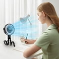 thumbnail image 5 of Portable Clip-On Fan for Baby Car Seats, USB Rechargeable Tripod Clip On Fan, Portable Stroller Fan, 3 Speeds Adjustable Personal Cooler for Strollers, Study Desks and Outdoor Travel, 5 of 7
