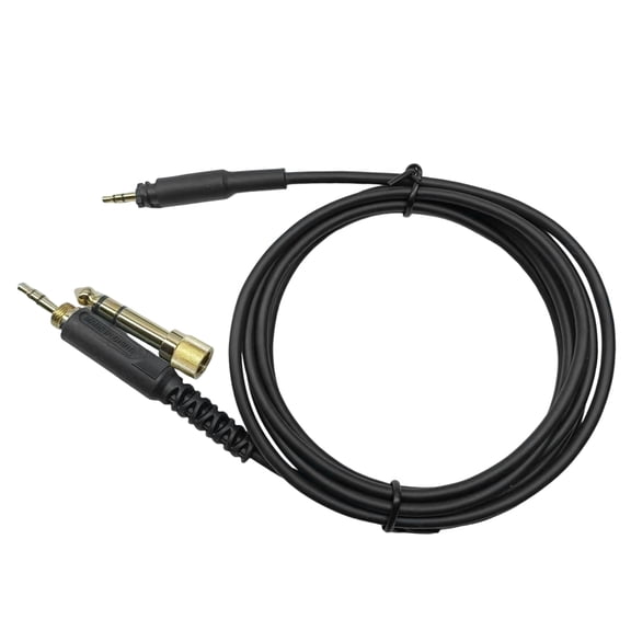 Replacement Upgraded Cable 3.5mm to 2.5mm Sound Transmission Cord with 6.35mm Connector for SRH840A SRH440A Headsets