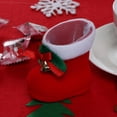 thumbnail image 3 of Decoración navideña Botas de caramelo de Papá Noel Regalo de fiesta en casa Botas rojas Decoración navideña, 3 of 7