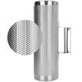 thumbnail image 3 of 12" x 4" Metal Guiro Shaker Stainless Steel Guiro Instruments with Scraper Musical Instruments Latin Percussion Instrument, 3 of 7
