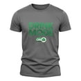 thumbnail image 3 of Mens St. Patrick's Day Short Sleeve T-Shirt Four Leaf Clover Print Crewneck Pullover Basic Casual Workout Top, 3 of 3