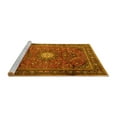 thumbnail image 2 of Ahgly Company Machine Washable Indoor Rectangle Persian Yellow Traditional Area Rugs, 5' x 8', 2 of 4