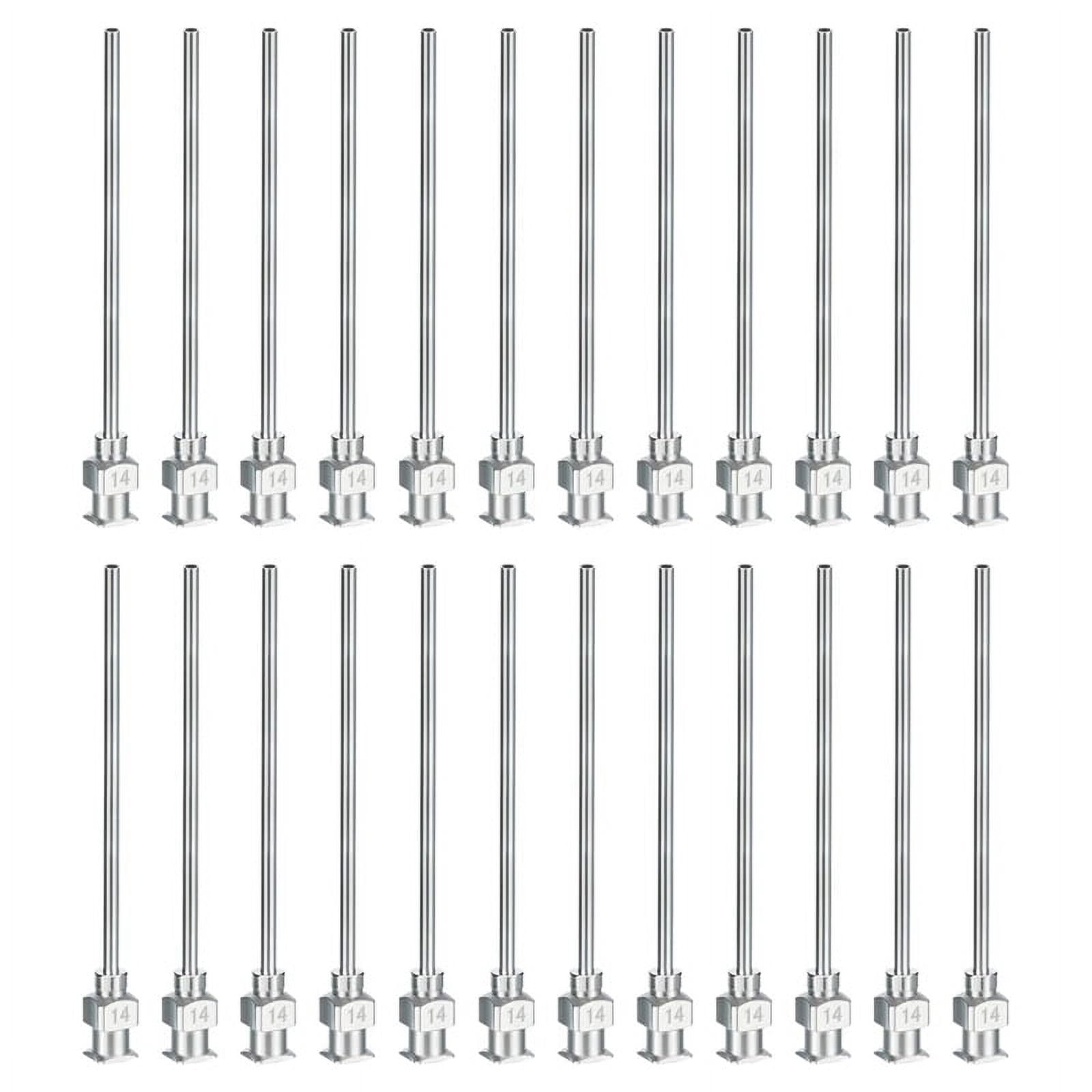 JJDD Dispensing Naald, 12 STKS 1 Inch Alle RVS Blunt Tip Naald Luer Lock, 18 Gauge JJDD Dispensing Naald, 12 STKS 1 Inch Alle RVS Blunt Tip Naald Luer Lock, 18 Gauge