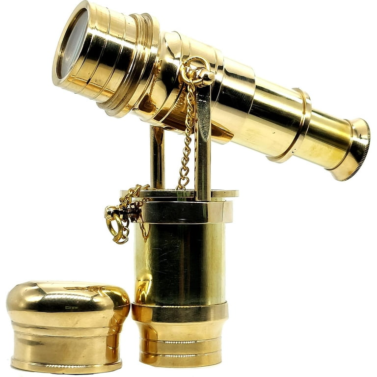 5MOONSUN5 Handmade Steampunk Folding Brass Walking Stick