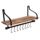thumbnail image 1 of Organizador de Cocina para El Hogar con Colgador de Estantes de Madera Flotante de Pared Resistente, 1 of 9