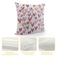 thumbnail image 4 of Autua Hearts Flowers Graphic Decorative Cushion Throw Pillow Cover for Home Couch Living Room Bed Sofa - Printed on Both Sides - Year-Round Use - 1PC 20x20in, 4 of 5