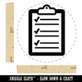 thumbnail image 2 of Clipboard Office List Checks Self-Inking Rubber Stamp Ink Stamper - Fuchsia Ink - Medium 1 Inch, 2 of 7