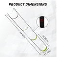 thumbnail image 5 of Thickened and widened 3-step climbing aid for tree hunting steps, adjustable hook and loop design preventing falling for a wide range of climbing sticks (no, 5 of 5