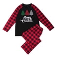 thumbnail image 3 of Family Matching Christmas Pajama Sets Christmastree Top Pants 2PCS Sleepwear Christmas PJs Bodysuits, 3 of 6