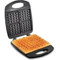 thumbnail image 6 of Classic Waffle Iron, 4 Square Belgian Waffle Maker, Non-Stick with Indicator Lights, Compact Design for Easy Storage, Black, 6 of 7