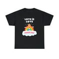 thumbnail image 3 of Love is Love Gay Pride Month LGBTQ Rainbow Lesbian Gay Plus Size Shirts for Women, 3 of 8