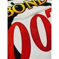 thumbnail image 5 of James Bond 007 Golden Eye Men's Headgear Classics Embroidered Basketball Jersey (Small, White/Black), 5 of 6