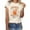 Beige, variant on Spring Tops for Women Aperol Spritz Graphic Short Sleeve Casual Tee for Drinks Lovers Oversized Tshirts for Women Black M