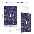 thumbnail image 3 of Junzan Colorful Butterflies for Electrical Outlet Covers, 5" x 3" Electric Receptacle Plug Covers Wall Plates 1-Pack Electric Receptacle Plug Covers-Style T, 3 of 6