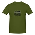 thumbnail image 5 of 65 Years Old Birthday Men'S Basic Short Sleeve T-Shirt Moss Green 6x-Large, 5 of 5