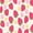 Cute Strawberry Flower, variant on Zebra Stripe Soft Flannel Bathroom Rug 16"x24", Water Absorbent Non-Slip Bath Mat for Tub and Shower Room