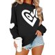 thumbnail image 4 of TaTaai Hoodies Shirts for Women Early Fall Long Sleeve Tops Vintage Graphic Outfits Tops Fashion Pullover Tees Gift, 4 of 9