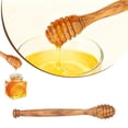 thumbnail image 2 of Beech Wooden Honey Dipper Sticks, Wooden Honey Spoons for Honey Jar, Perfect Honey Stirring Tool, Unique Honey Sticks for Tea, Kitchen and Wedding Favors, 2 of 9